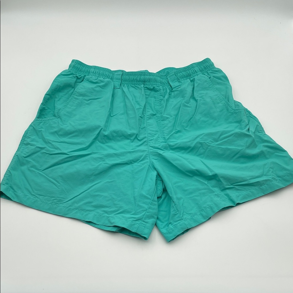 Columbia Turquoise Backcast Water Shorts Medium